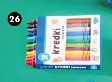 Kredki świecowe 12 sztuk promocja w Biedronka