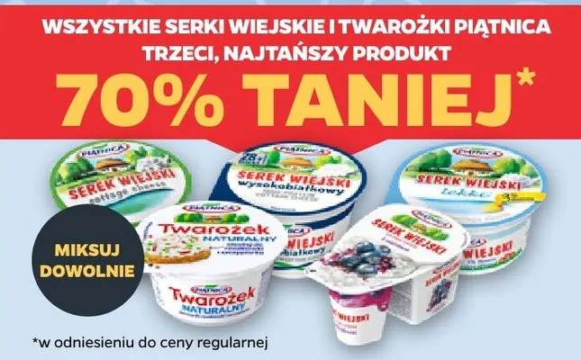 Serek wiejski Piątnica promocja w Netto