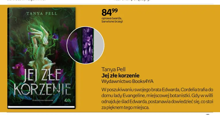 Książka Jej złe korzenie Tanya Pell promocja w Empik