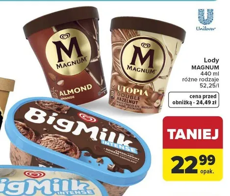 Lody Magnum promocja w Carrefour Market