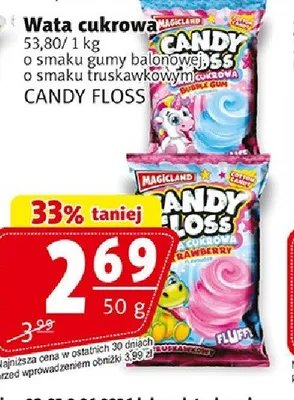 Wata cukrowa o smaku gumy balonowej promocja w Prim Market
