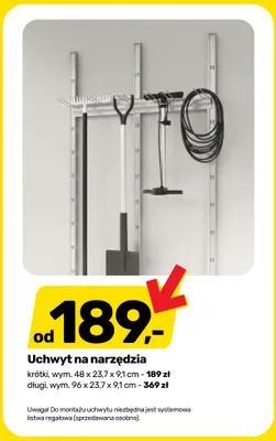 Uchwyt na narzędzia krótki promocja w Bricomarche