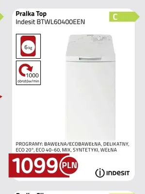 Pralka Top Indesit BTWL60400EEN promocja w kakto.pl