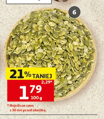 Pestki dyni łuskane promocja w Auchan