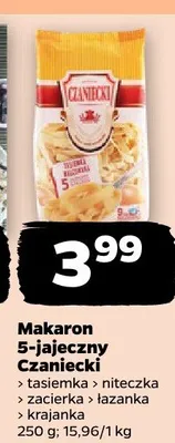Makaron 5-jajeczny promocja w Netto
