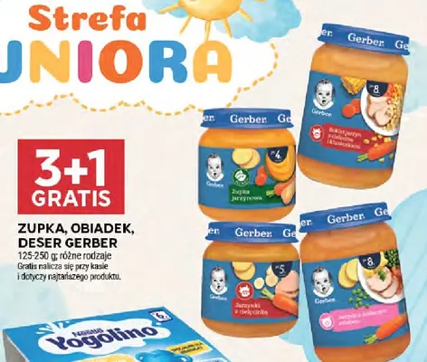 Zupka obiadek deser Gerber promocja w Stokrotka