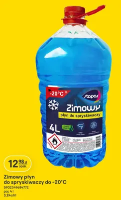 Zimowy płyn do spryskiwaczy do -20°C Stapar promocja w Castorama
