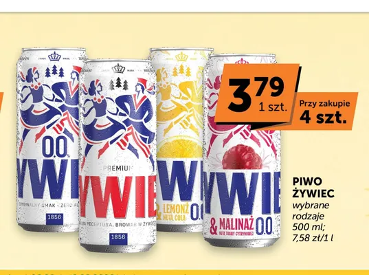 Piwo bezalkoholowe Żywiec Malinaż promocja w Groszek