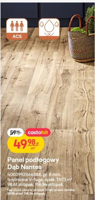 Panel podłogowy Dąb Nantes promocja w Castorama