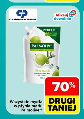 Mydło w płynie Palmolive Naturals Olive & Milk zapas promocja w Carrefour Market