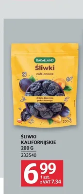 Śliwki kalifornijskie BAKALLAND promocja w Selgros