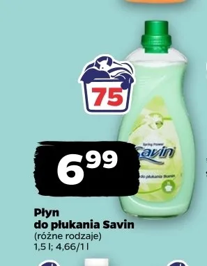 Płyn do płukania Savin promocja w Netto
