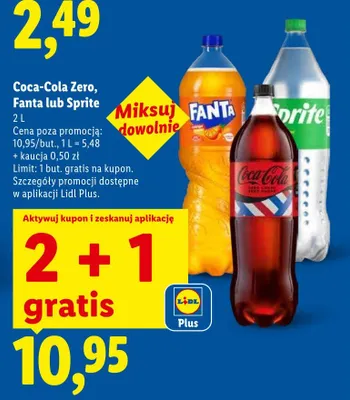 Napój Sprite promocja w Lidl
