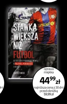 Książka Stawka większa niż futbol promocja w Empik