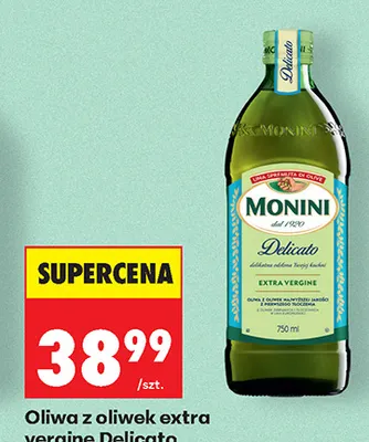 Oliwa z oliwek extra vergine Delicato Monini promocja w Biedronka