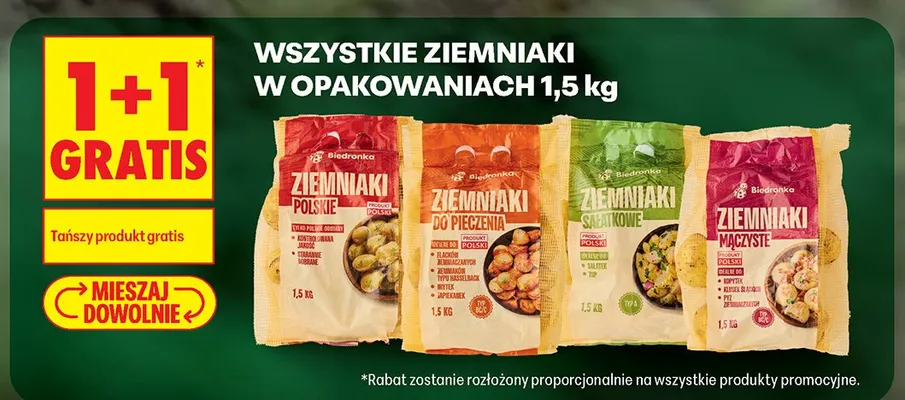 Ziemniaki polskie Biedronka promocja w Biedronka