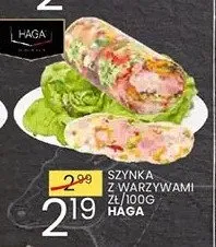 Szynka z warzywami Haga promocja w Wafelek