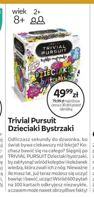 Gra Trivial Pursuit Dzieciaki Bystrzaki promocja w Empik