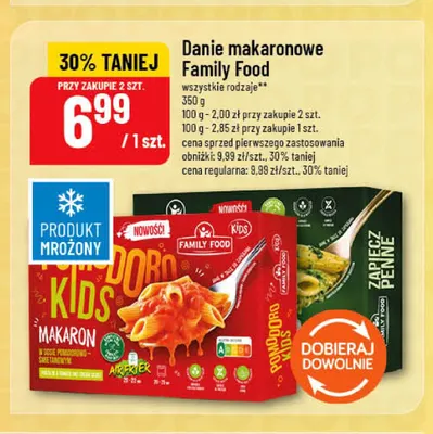 Danie makaronowe Family Food Zapiecz Penne promocja w POLOmarket