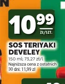 Sos Teriyaki Develey promocja w Stokrotka