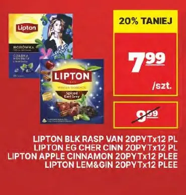 Herbata Lipton EG Cher Cinn promocja w API Market