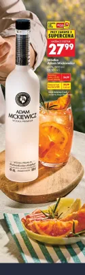 Wódka Adam Mickiewicz 40% promocja w Biedronka