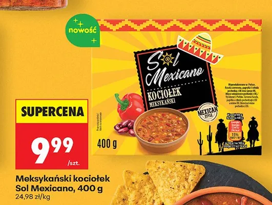Meksykański kociołek Sol Mexicano promocja w Biedronka