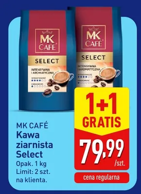Kawa ziarnista MK Café Select promocja w Aldi