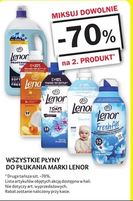Płyn do płukania Lenor różne rodzaje promocja w Selgros