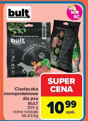 Ciasteczka monoproteinowe dla psa różne rodzaje promocja w Carrefour Market