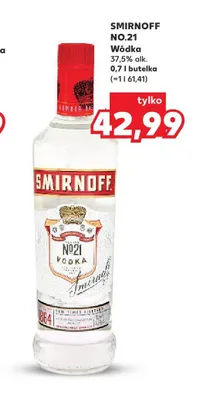 Wódka Smirnoff No.21 promocja w Kaufland