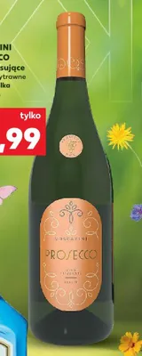 Wino musujące białe półwytrawne Voscarini Prosecco promocja w Kaufland