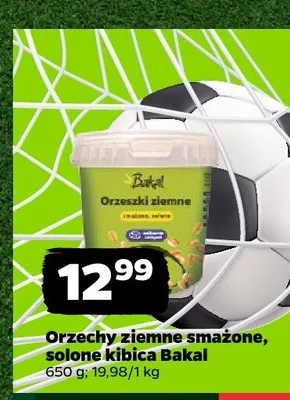 Orzechy ziemne smażone solone kibica Bakal promocja w Netto