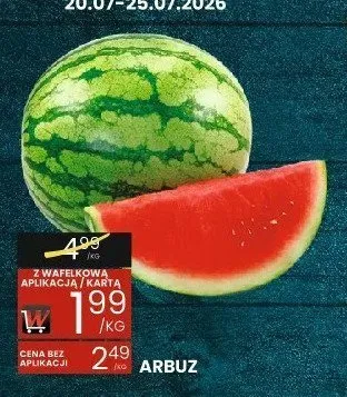Arbuz promocja w Wafelek
