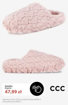 Kapcie DeeZee promocja w CCC