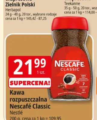Kawa rozpuszczalna Nescafé Classic promocja w Leclerc