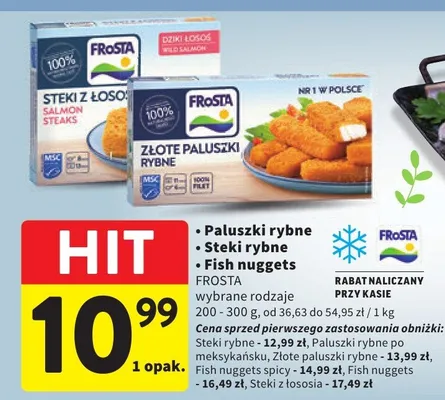 Steki rybne promocja w Intermarche