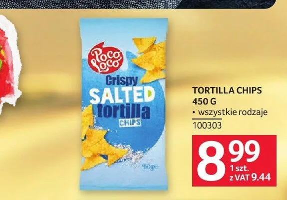 Tortilla chips Poco Loco promocja w Selgros