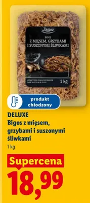Bigos z mięsem, grzybami i suszonymi śliwkami Deluxe promocja w Lidl