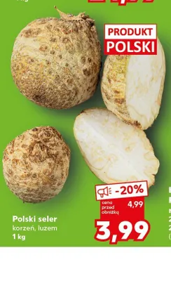 Polski seler korzeń luzem promocja w Kaufland