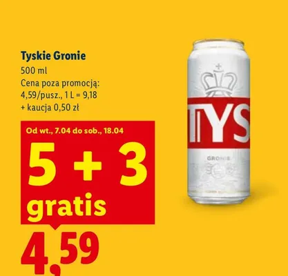 Piwo Gronie promocja w Lidl