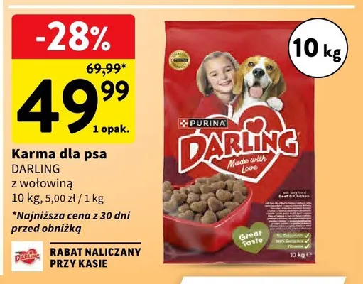 Karma dla psa z wołowiną promocja w Intermarche