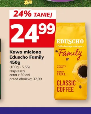 Kawa mielona Eduscho Family promocja w Hitpol