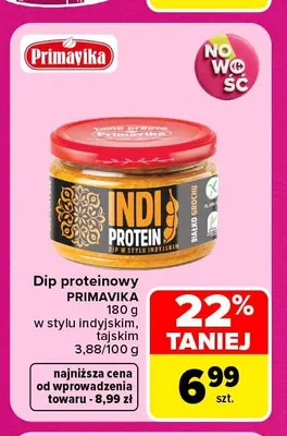 Dip proteinowy Primavika w stylu tajskim promocja w Carrefour