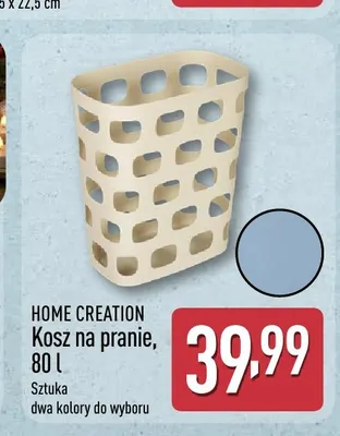 Kosz na pranie 80 l Home Creation promocja w Aldi