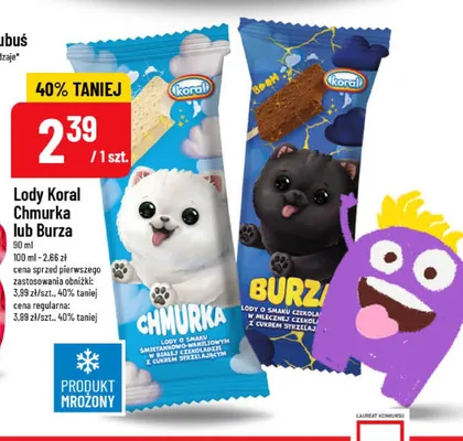 Lody Koral Burza promocja w POLOmarket