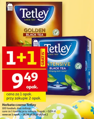 Herbata czarna Golden Black Tea promocja w Auchan