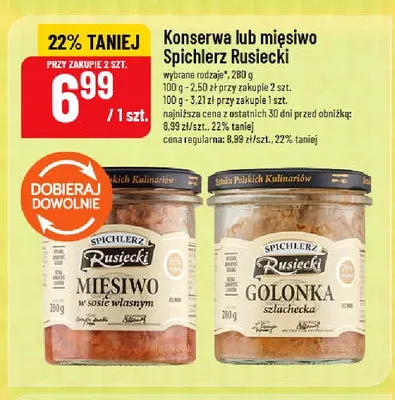 Golonka szlachecka Spichlerz Rusiecki promocja w POLOmarket