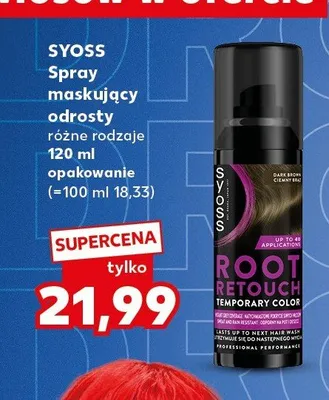 Spray maskujący odrosty SYOSS promocja w Kaufland