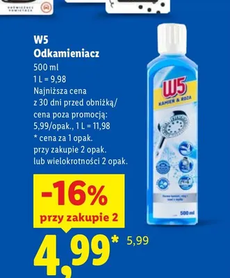 Odkamieniacz W5 promocja w Lidl